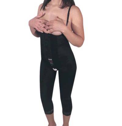 Below Knee Compression Garment with Velcro® & Suspenders