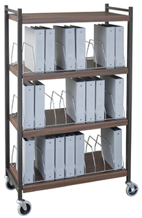 Medical Chart Carts With Vertical Racks