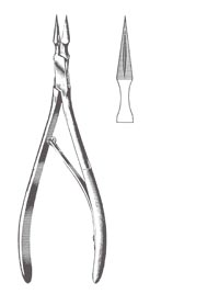 2 PCS Set Medical Virtus Splinter Forceps Surgical Veterinary